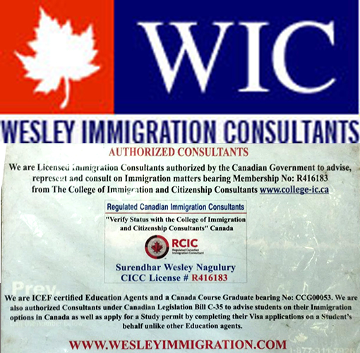 Wesley Immigration Consultants & Study Abroad