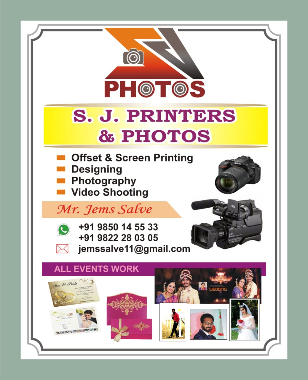 S.J.Printers & Photos.