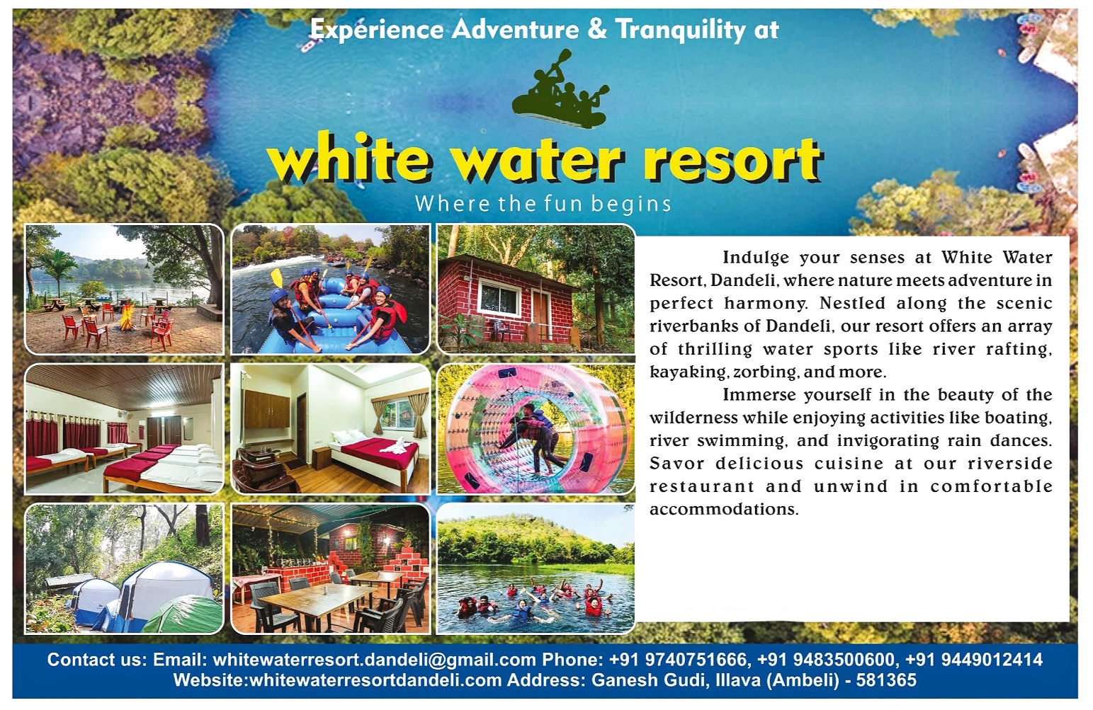 White Water Resort - Dandeli